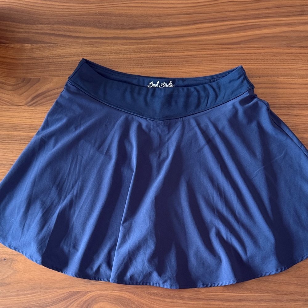 Bad Birdie Navy Blue A-Line Women's Skirt